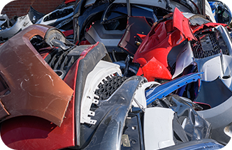 Car Parts in a Pile